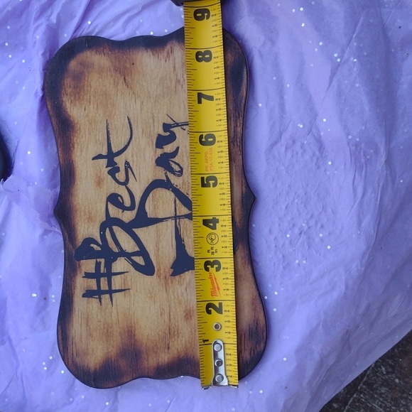 I make these and many more. It's a wall plaque 5 in by 8 and 1/2 in - Picture 3 of 3